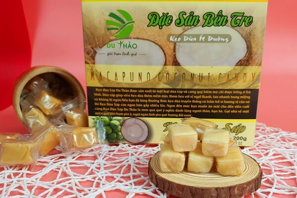 Kẹo dừa sáp Bến Tre mua ở đâu